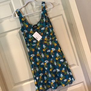 Pineapple Skater Dress